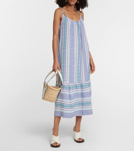Velvet Lexy printed cotton midi dress