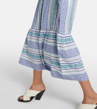Velvet Lexy printed cotton midi dress