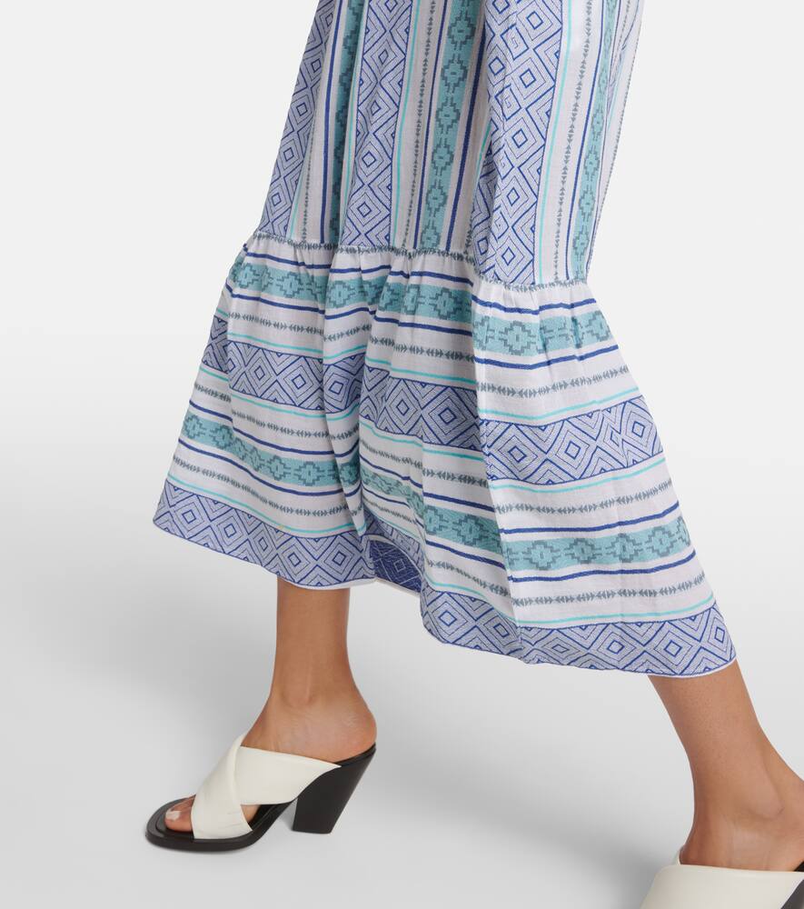 Velvet Lexy printed cotton midi dress