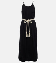 Velvet Lorelei cotton maxi dress. 洛雷莱丝绒棉质长裙