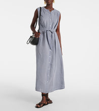 Velvet Luna linen maxi dress