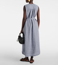 Velvet Luna linen maxi dress