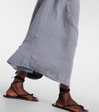 Velvet Luna linen maxi dress
