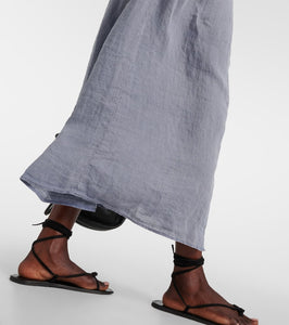 Velvet Luna linen maxi dress