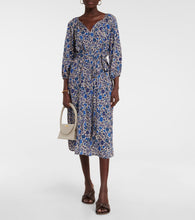 Velvet Maddy floral midi dress
