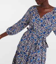 Velvet Maddy floral midi dress