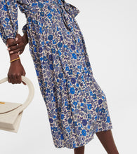 Velvet Maddy floral midi dress