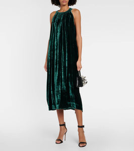 Velvet Maren velvet midi dress