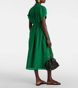 Velvet Marla cotton and silk shirt dress