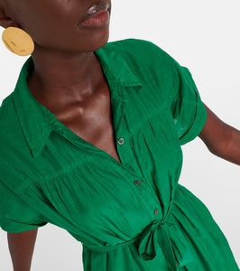 Velvet Marla cotton and silk shirt dress