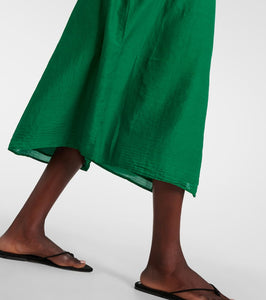 Velvet Marla cotton and silk shirt dress