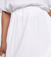 Velvet Mckenna cotton midi skirt
