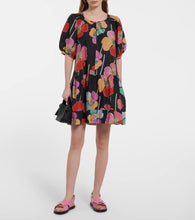Velvet Rachel floral printed mini dress