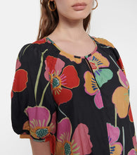 Velvet Rachel floral printed mini dress