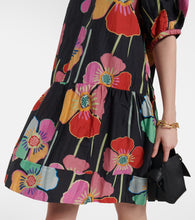 Velvet Rachel floral printed mini dress