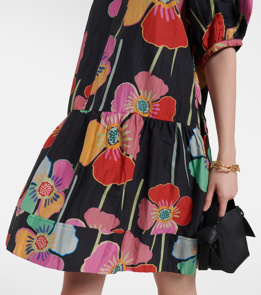 Velvet Rachel floral printed mini dress