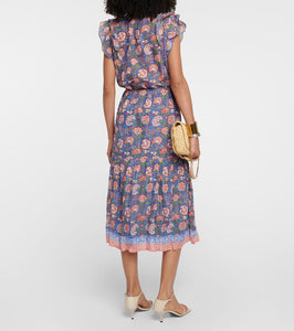 Velvet Rosalina cotton midi dress
