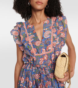 Velvet Rosalina cotton midi dress