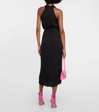 Velvet Stephanie halterneck midi dress