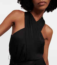 Velvet Stephanie halterneck midi dress