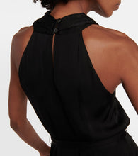 Velvet Stephanie halterneck midi dress