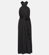 Velvet Stephanie halterneck midi dress