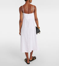 Velvet Stephie linen midi dress