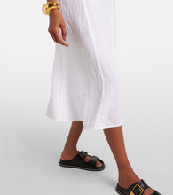 Velvet Stephie linen midi dress