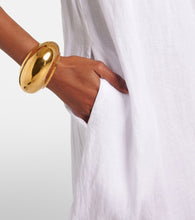Velvet Stephie linen midi dress