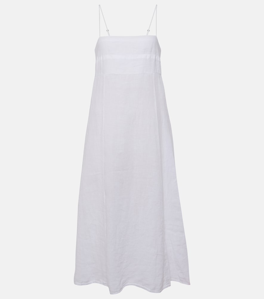 Velvet Stephie linen midi dress. 丝绒 Stephie 亚麻中长连衣裙