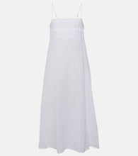 Velvet Stephie linen midi dress. 丝绒 Stephie 亚麻中长连衣裙