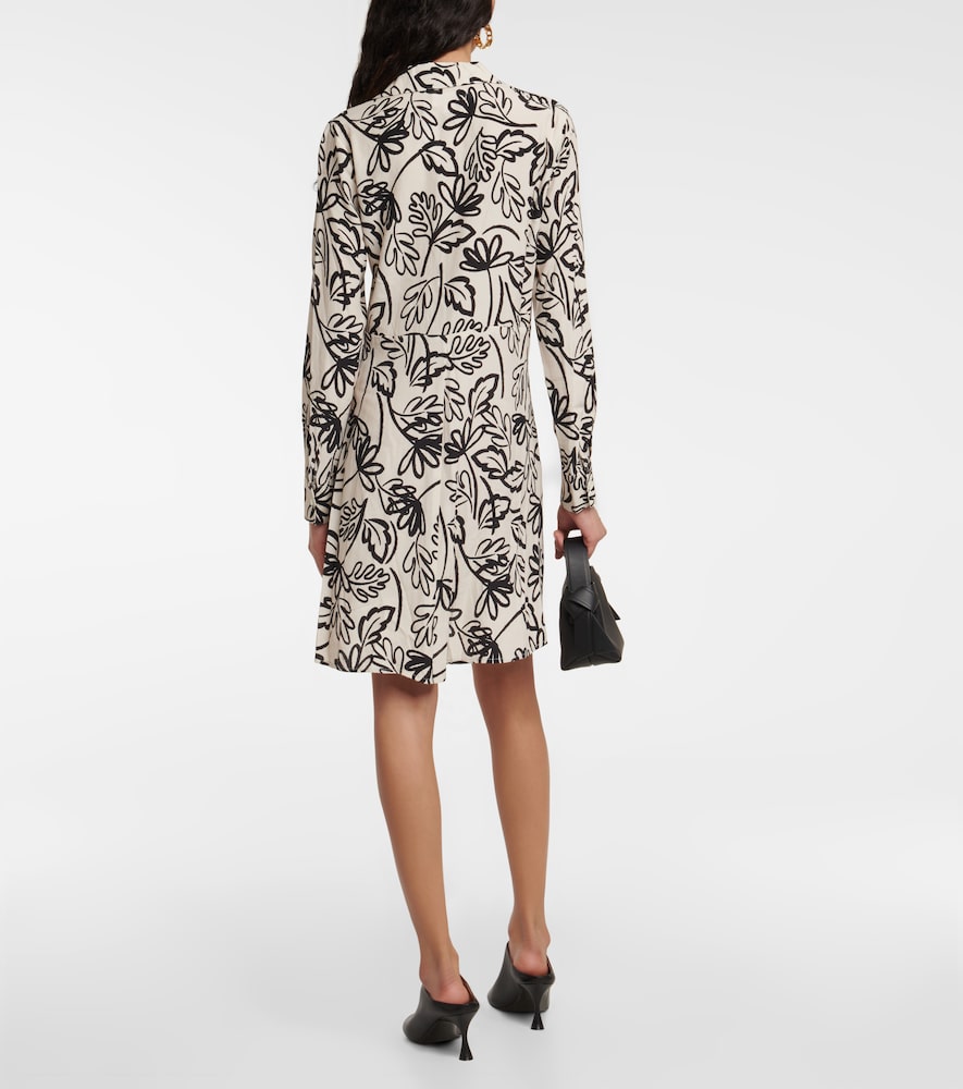 Velvet Stephie printed  minidress
