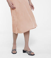 Velvet Taelyn velvet midi skirt