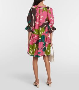 Velvet Tracy cotton and silk minidress