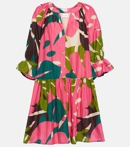 Velvet Tracy cotton and silk minidress