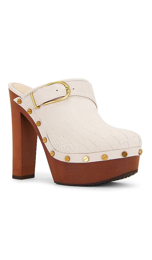 Veronica Beard Alek Clog in Cream