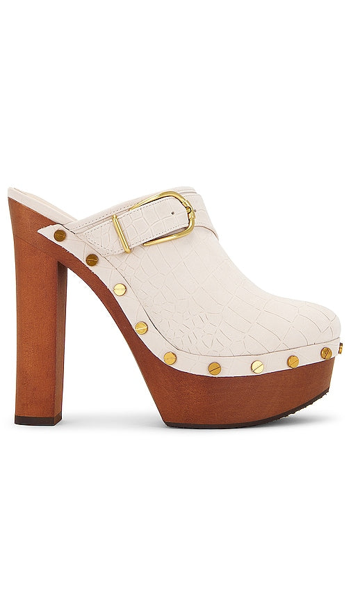 Veronica Beard Alek Clog in Cream - Veronica Beard Sabot Alek en crème - Veronica Beard Alek 奶油色木屐 - Veronica Beard Alek Clog in Creme - 베로니카 비어드 알렉 클로그 인 크림 - Zoccolo Veronica Beard Alek in crema