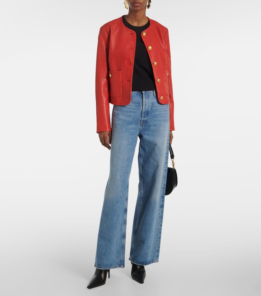 Veronica Beard Andrea leather jacket