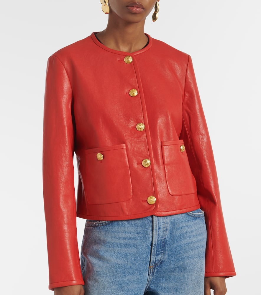 Veronica Beard Andrea leather jacket