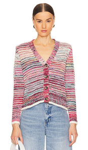 Veronica Beard Ansonia Cardigan in Pink - Veronica Beard Cardigan Ansonia en rose - Veronica Beard Ansonia 粉色开衫 - Veronica Beard Ansonia Cardigan in Rosa - Veronica Beard Ansonia 카디건 핑크 색상 - Cardigan Ansonia Veronica Beard in rosa