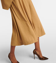 Veronica Beard Arwen linen-blend midi skirt