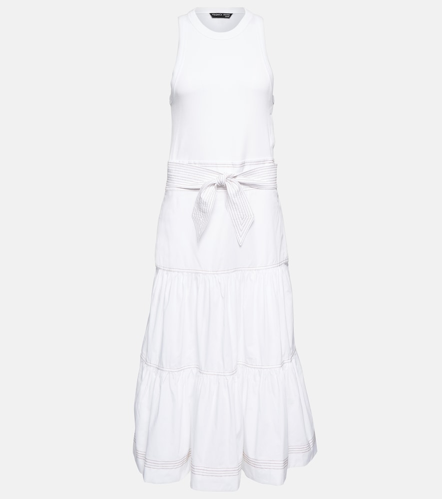 Veronica Beard Austyn cotton-blend midi dress. Veronica Beard Austyn 棉混纺中长连衣裙