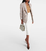 Veronica Beard Beacon Dickey linen blazer