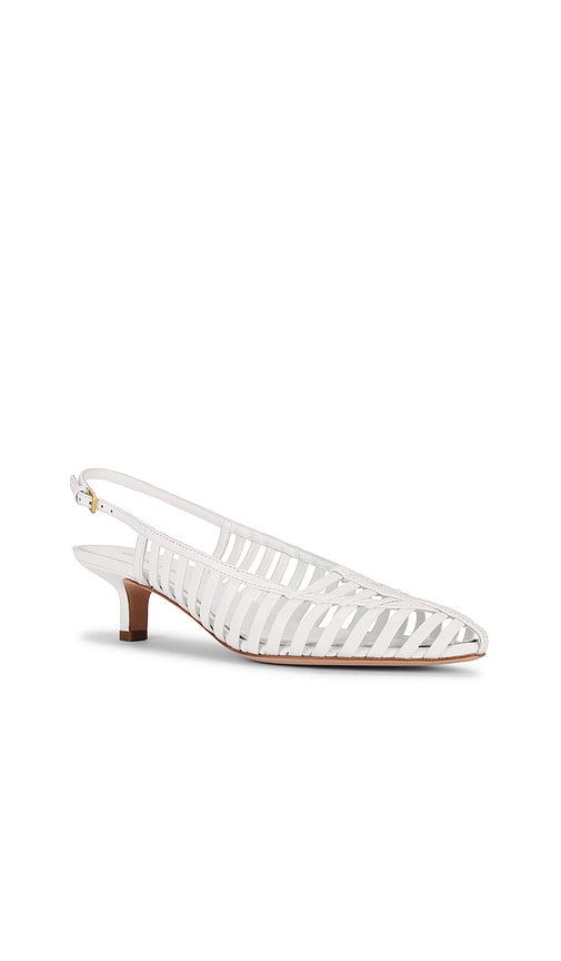 Veronica Beard Britte Heel in White
