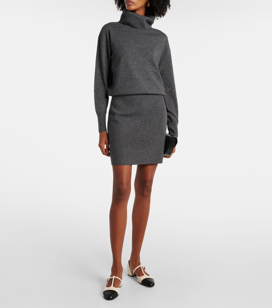 Veronica Beard Cassidy wool and cashmere minidress