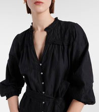 Veronica Beard Chrisjen embroidered cotton minidress
