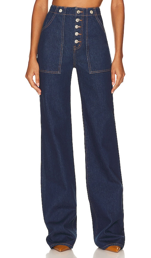 Veronica Beard Crosbie Wide Leg Comfort Stret in Blue - Veronica Beard Crosbie jambe large confort extensible en bleu - Veronica Beard Crosbie 蓝色舒适街阔腿裤 - Veronica Beard Crosbie Comfort Stret mit weitem Bein in Blau - Veronica Beard Crosbie 와이드 레그 컴포트 스트레치 블루 색상 - Veronica Beard Crosbie gamba larga Comfort Stret in blu