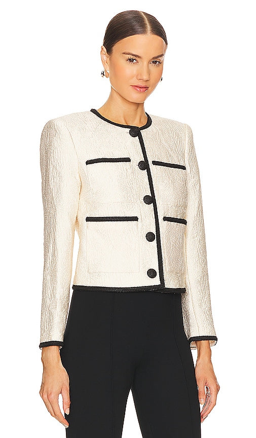 Veronica Beard Darla Jacket in Ivory