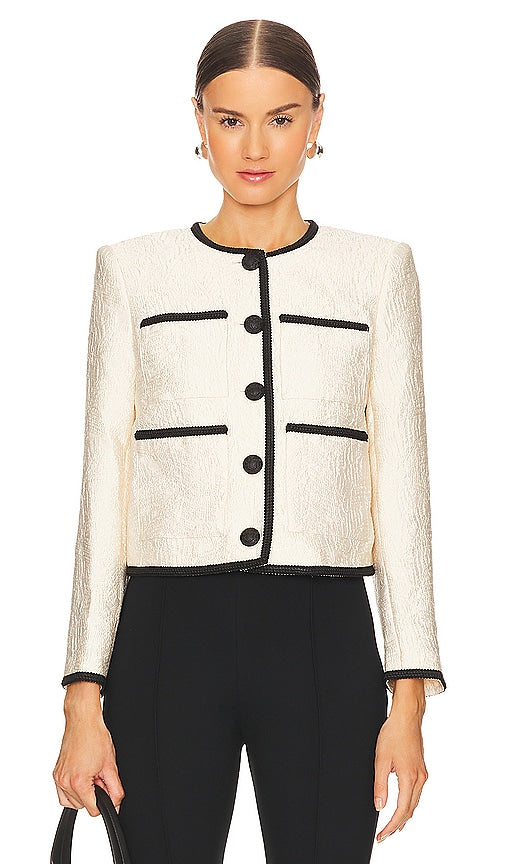 Veronica Beard Darla Jacket in Ivory