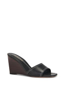 Veronica Beard Ellen Wedge Sandal in Black